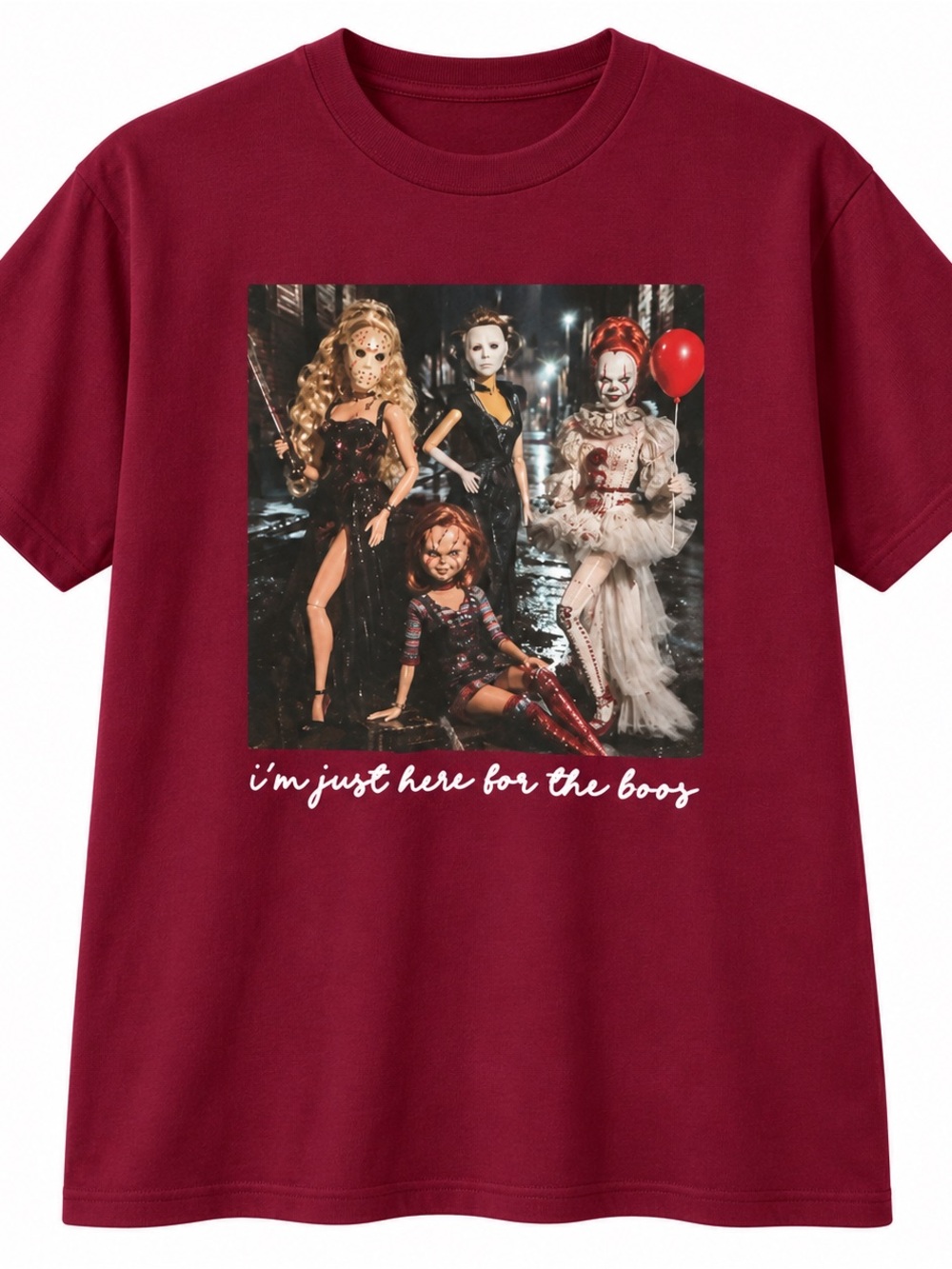 Adult XL NWOT Here For the Boos Graphic Tee
